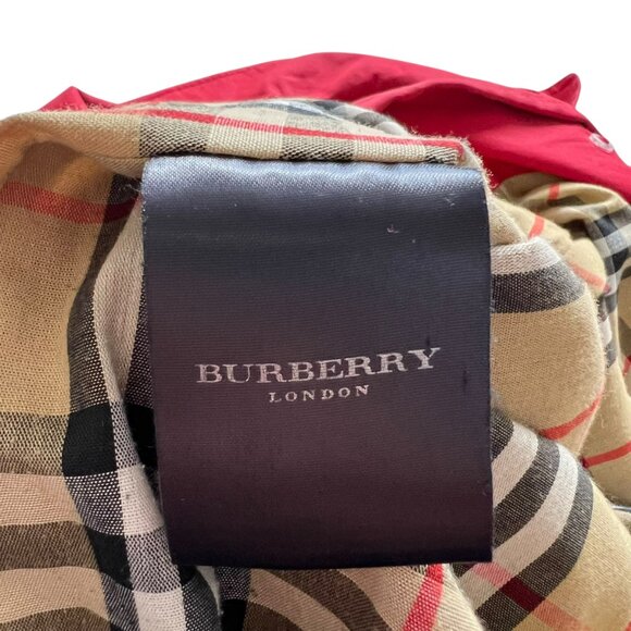 Burberry Red Trench Coat - Picture 9 of 11
